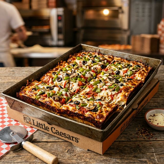 Detroit-Style Deep Dish Veggie