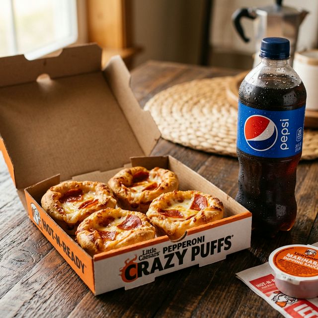 Pepperoni Crazy Puffs Crave Combo